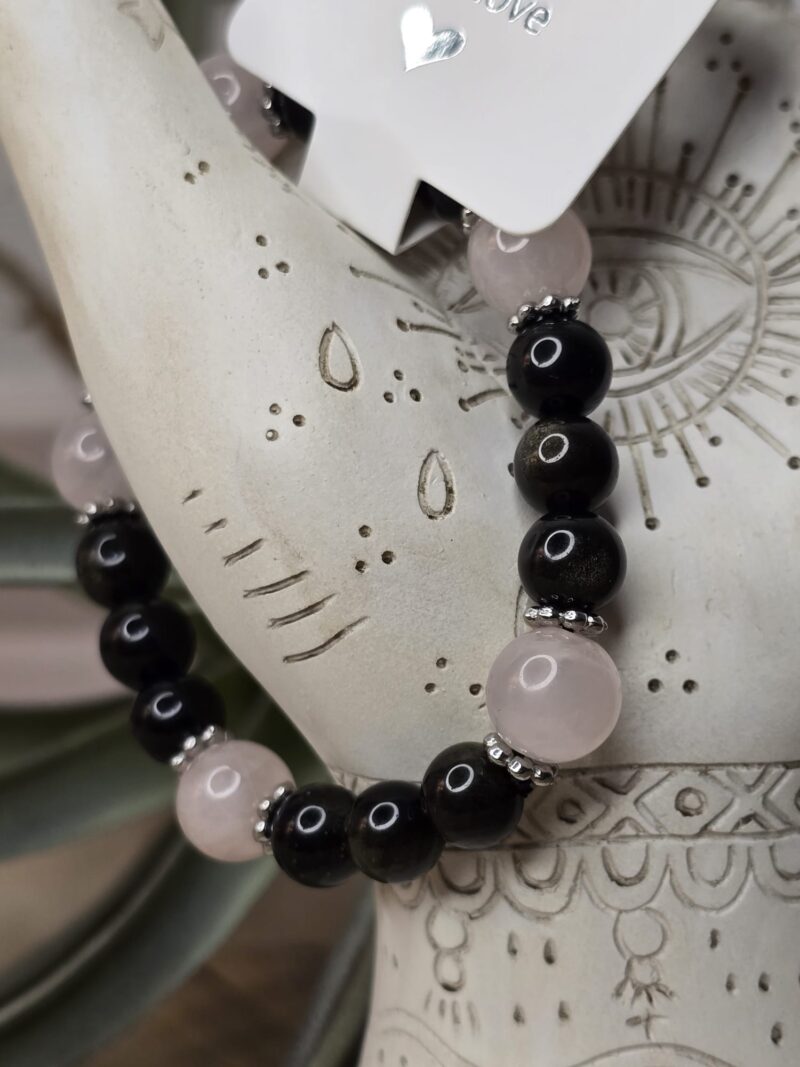 Goud Obsidiaan & Rozenkwarts