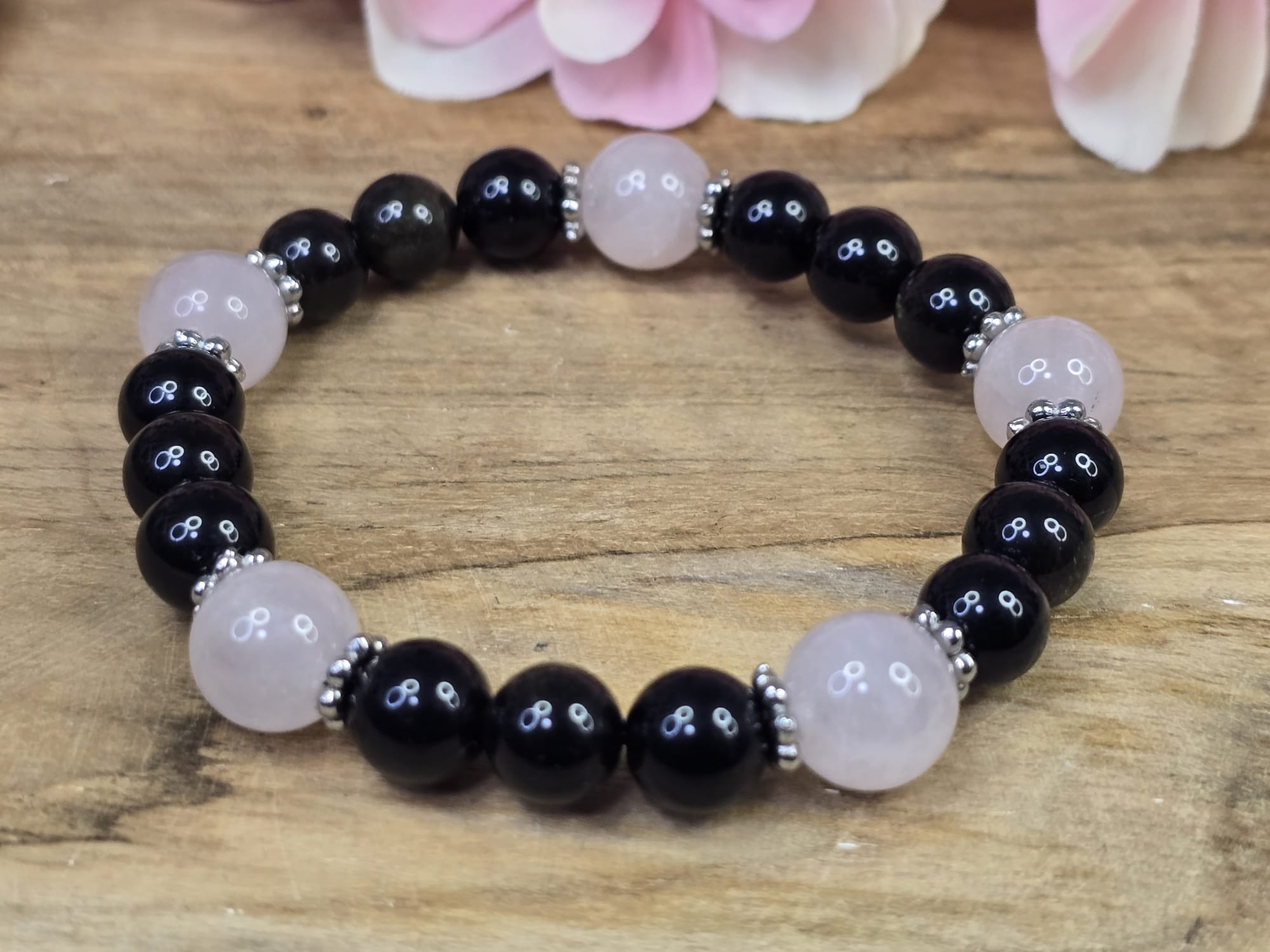 Goud Obsidiaan & Rozenkwarts