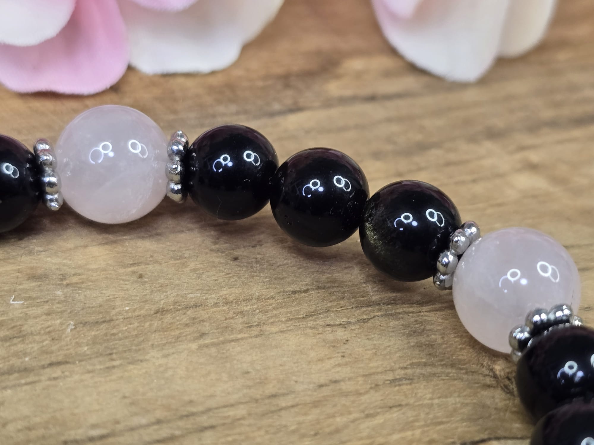 Goud Obsidiaan & Rozenkwarts