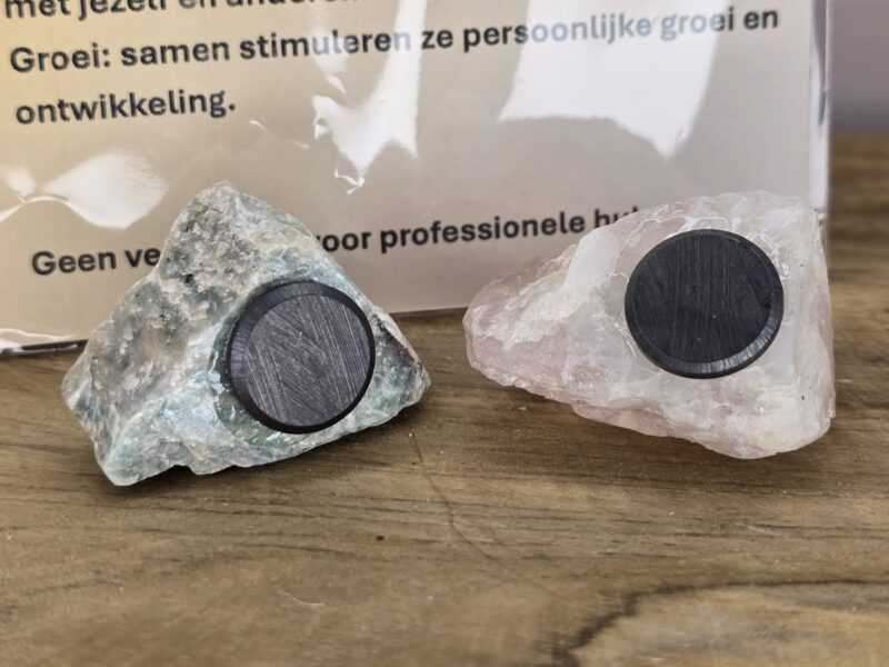 Amazoniet & Rozenkwarts magneten