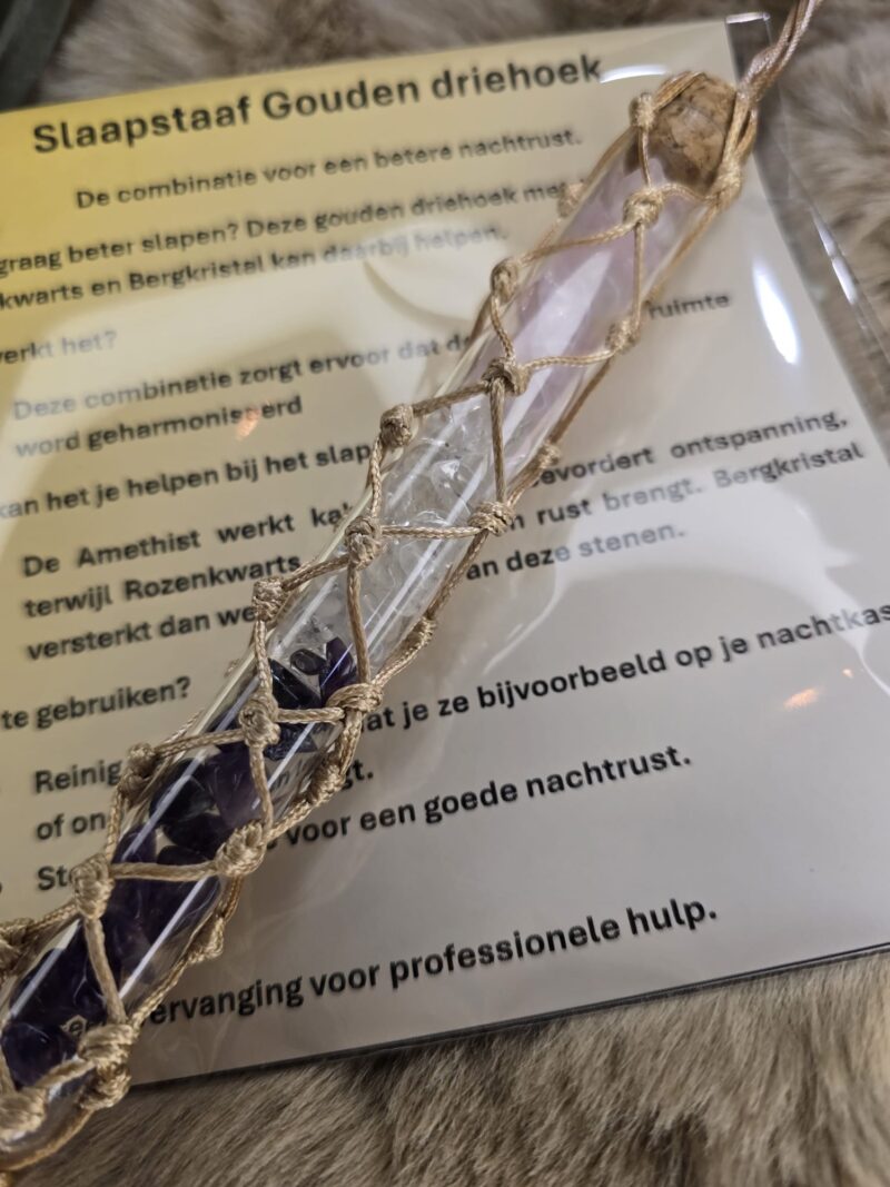Edelsteenbuis voor een betere slaap Gouden driehoek