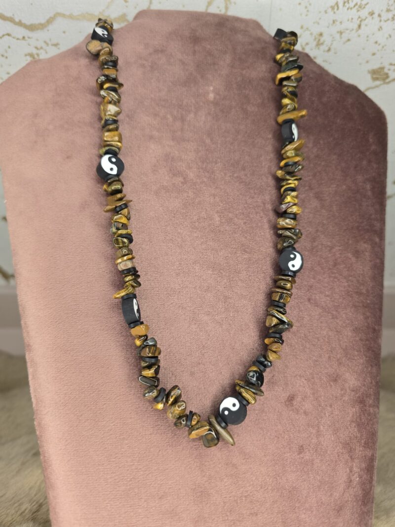 Brillen ketting Tijgeroog