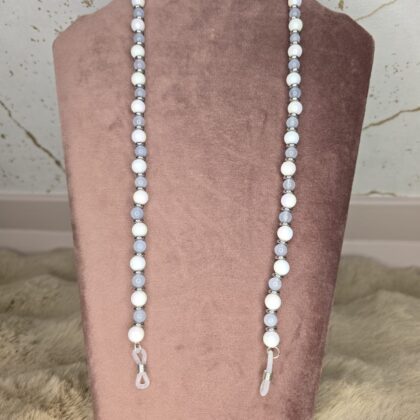 Brillen ketting Aquamarijn