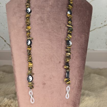Brillen ketting Tijgeroog