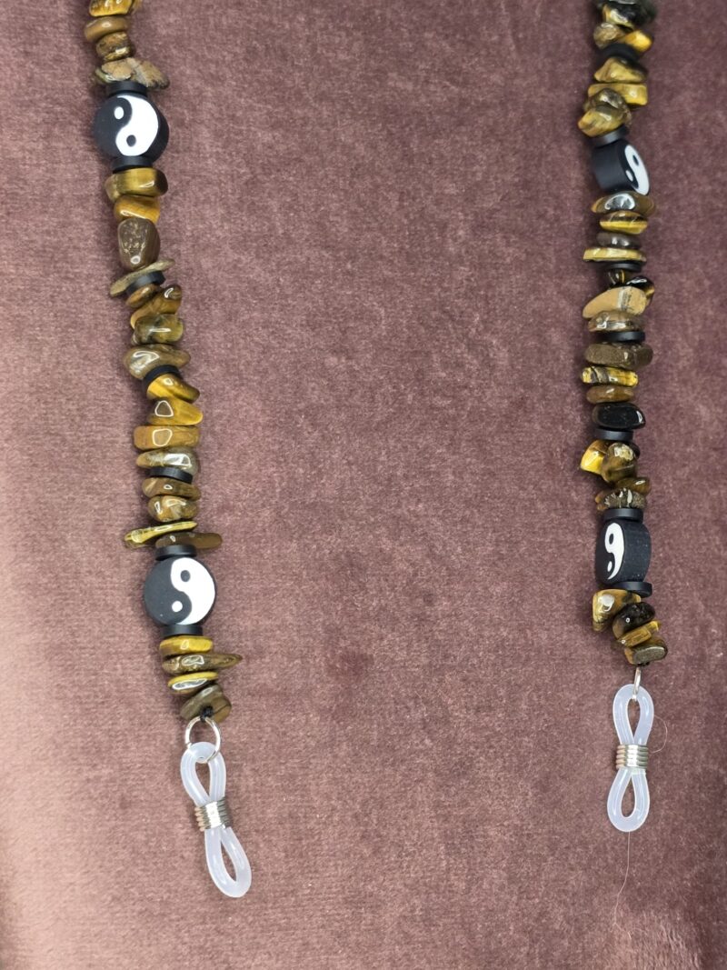 Brillen ketting Tijgeroog