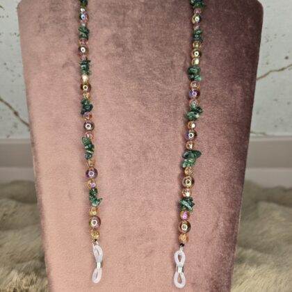 Brillen ketting Fuchsiet