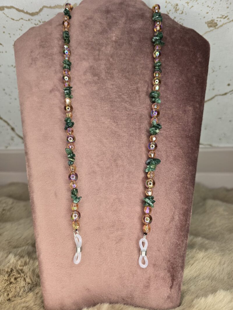 Brillen ketting Fuchsiet