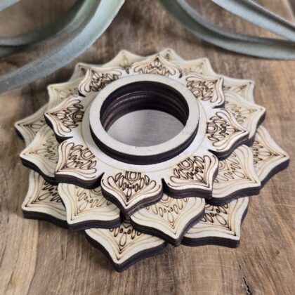 Bol houder Mandala hout