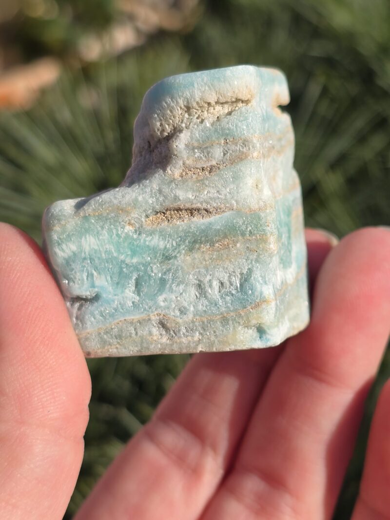 Caribbean Blue Calciet incl. Standaard