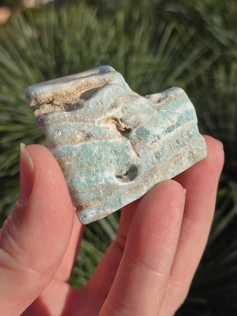 Caribbean Blue Calciet incl. Standaard