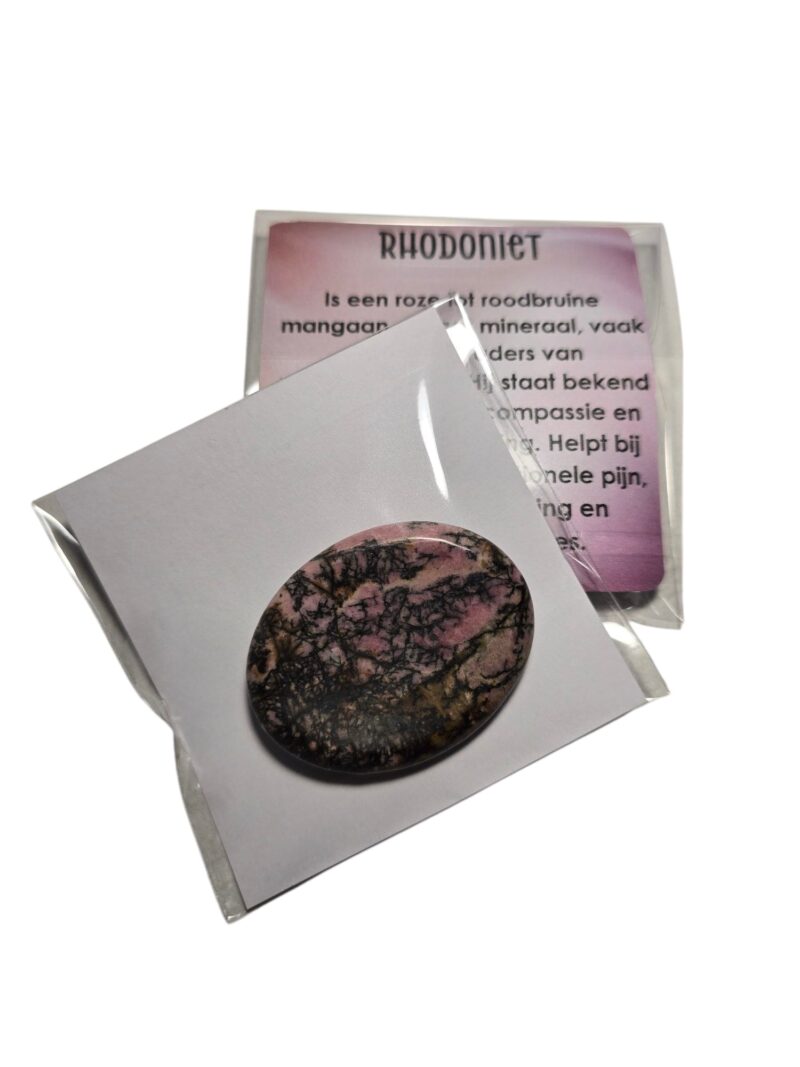 Worry stone Rhodoniet