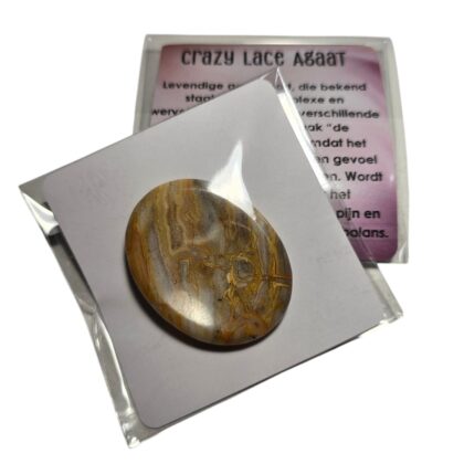 Worry stone Tijgeroog