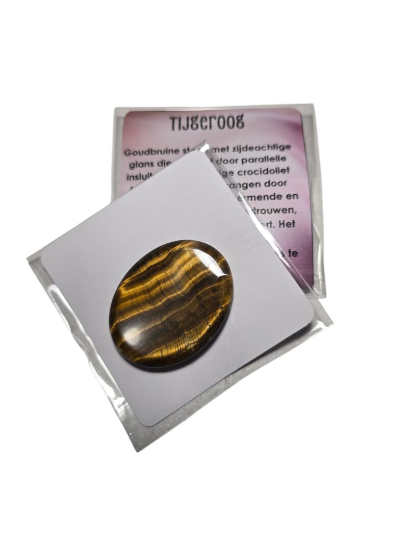 Worry stone Tijgeroog