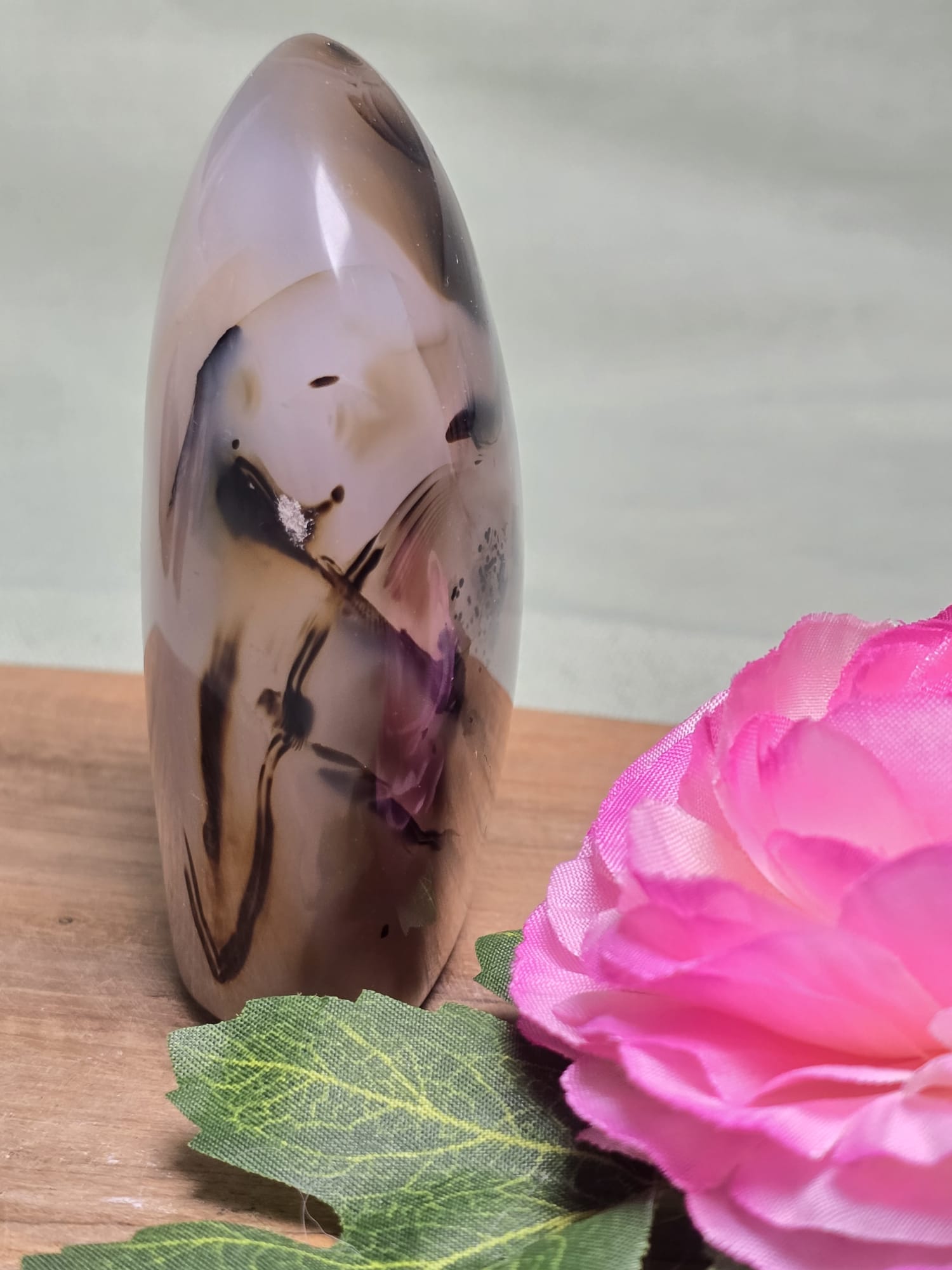 Dendriet agaat sculptuur