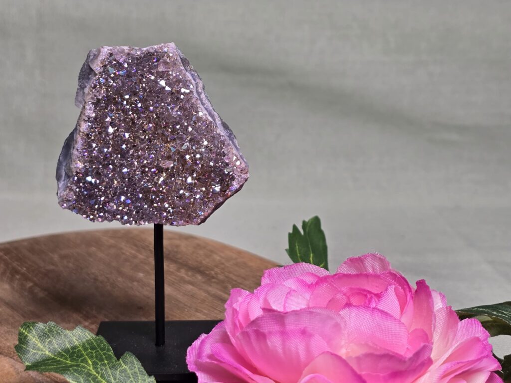 Angel Aura Amethist op pin