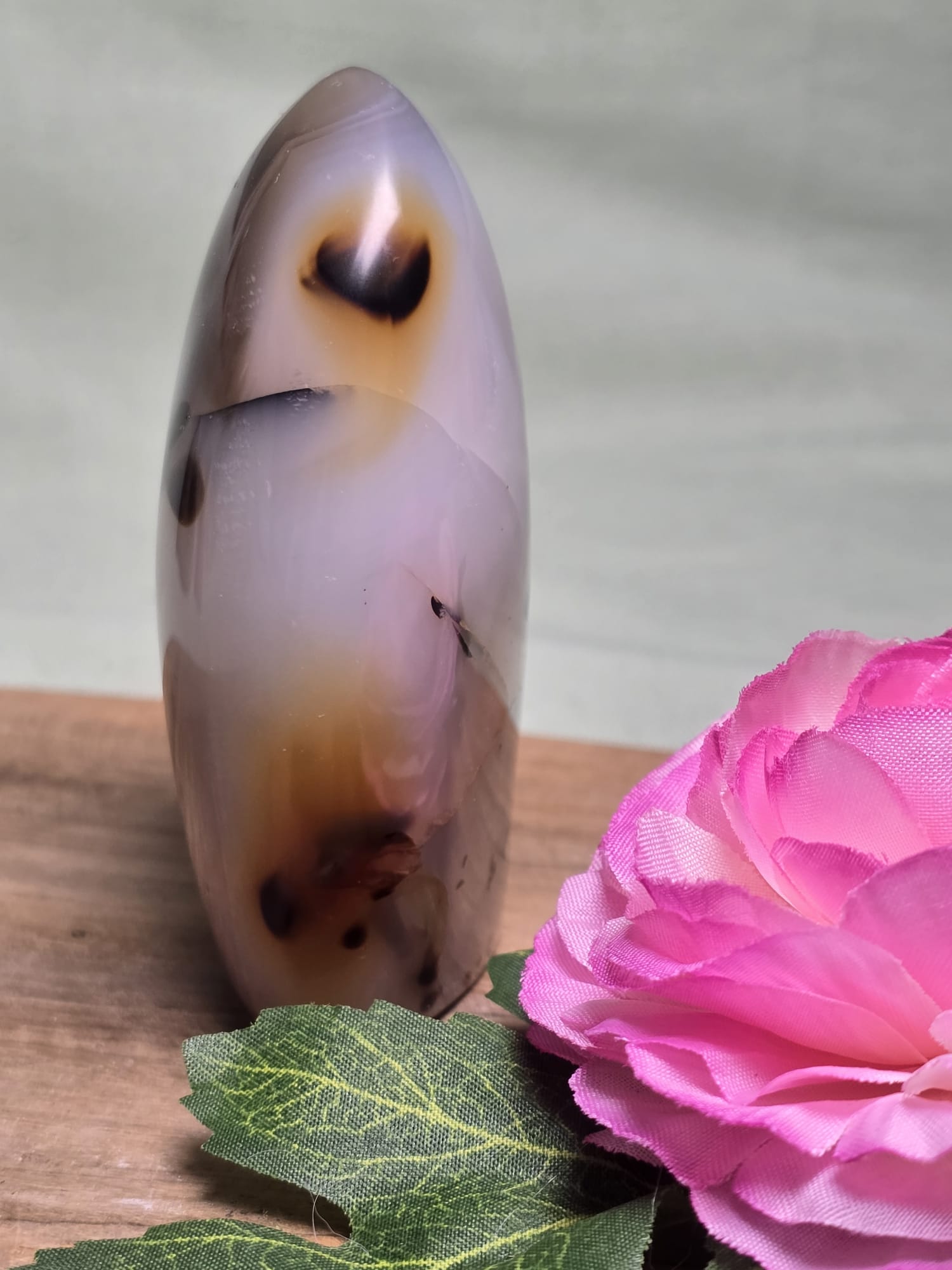 Dendriet agaat sculptuur