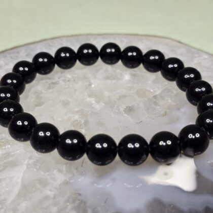 Zwarte obsidiaan 10mm Heren Armband