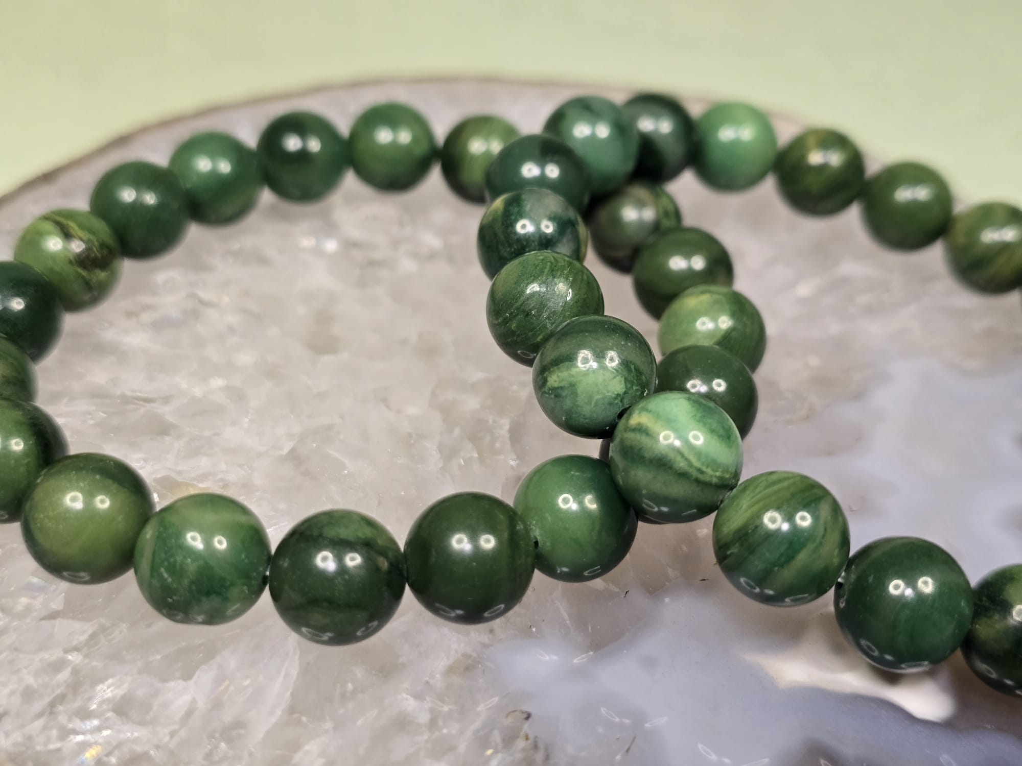 Afrikaanse Jade 10mm Heren Armband