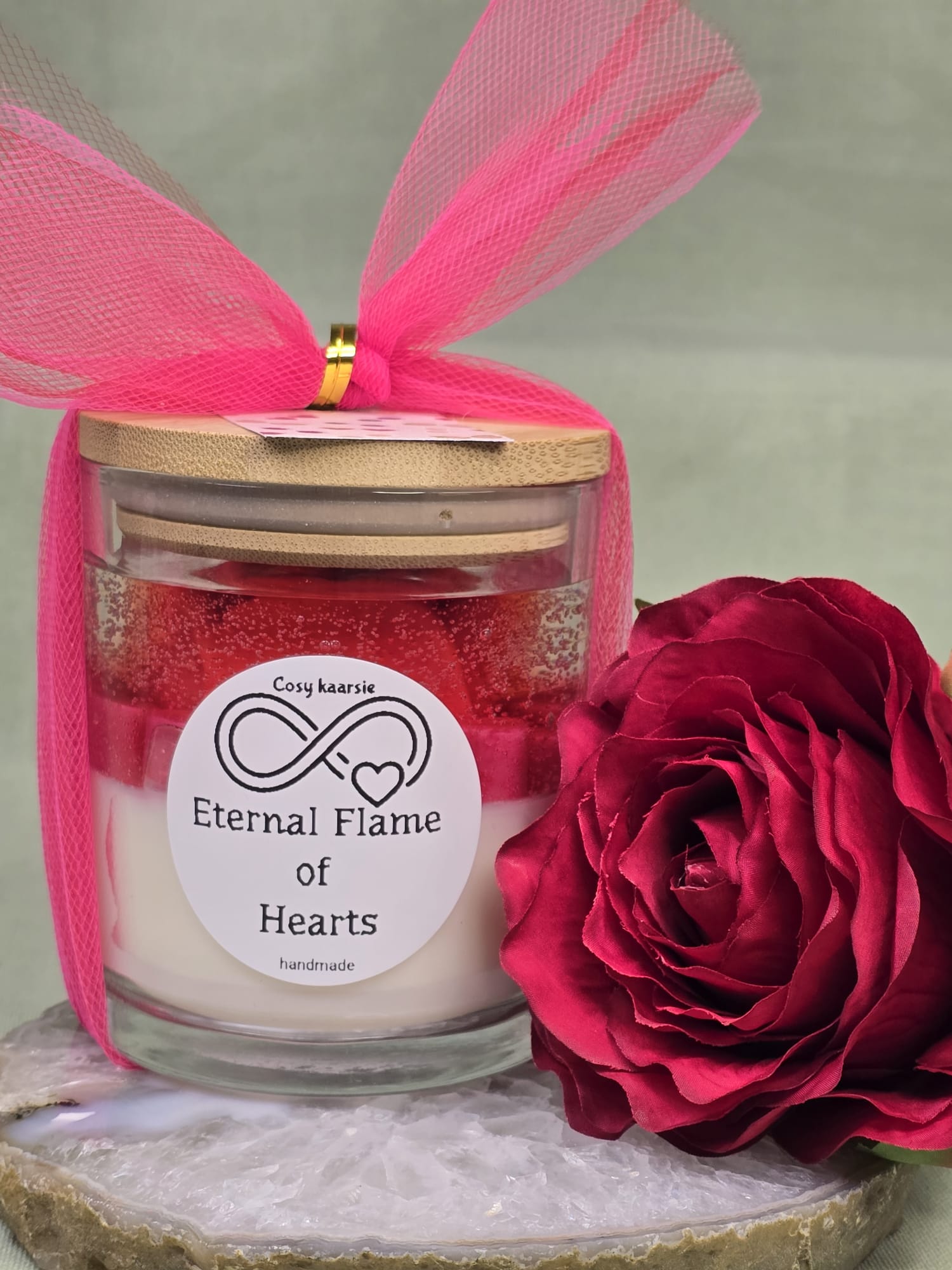 Eternal flame of hearts Rose