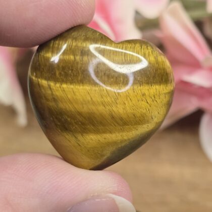 Tijgeroog harten 3cm