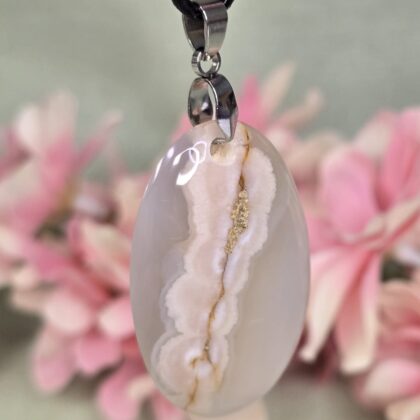 Bloemagaat Amulet hanger