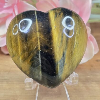 Tijgeroog harten 4,5cm
