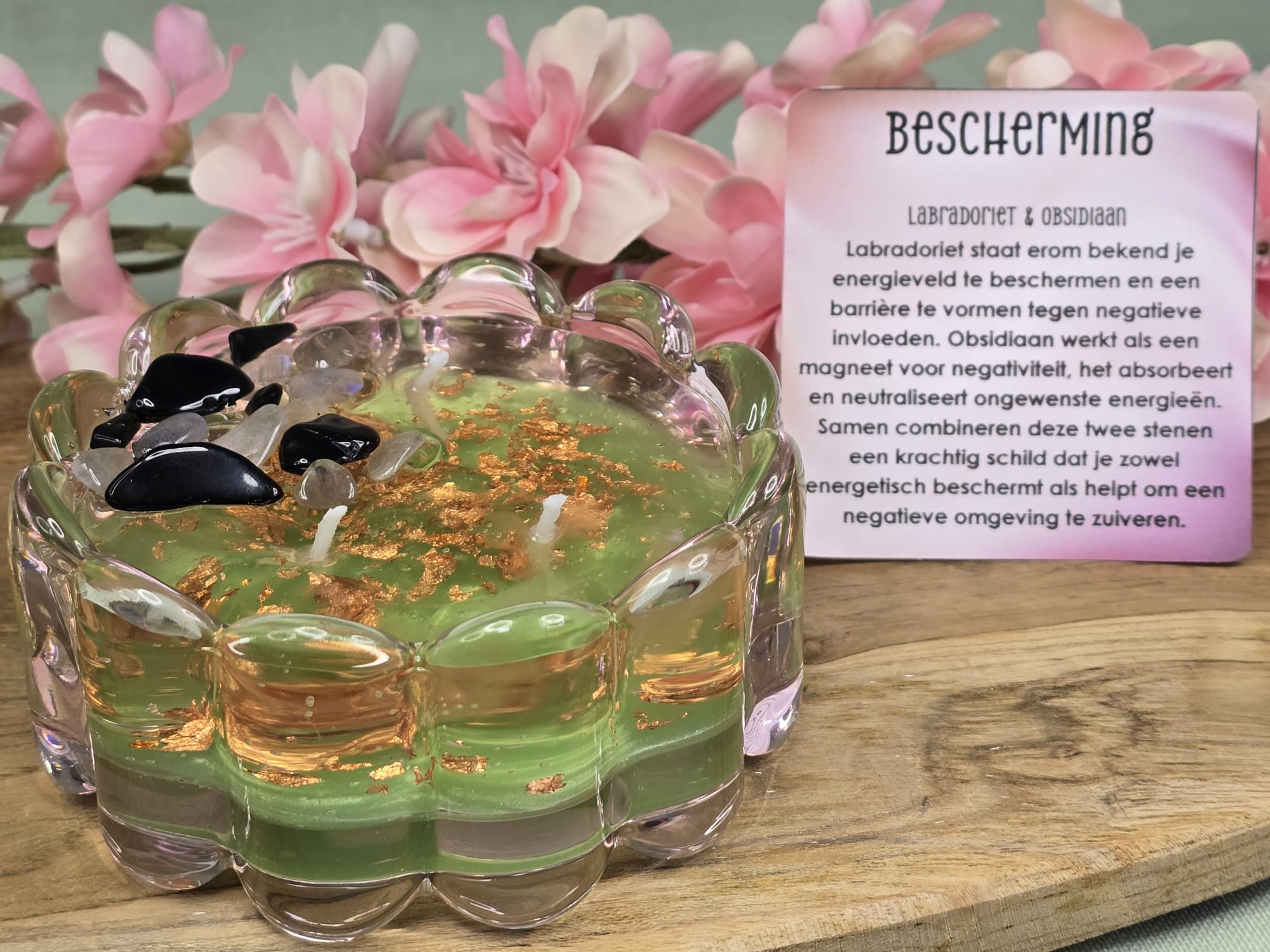 Gel wax kaars Bescherming