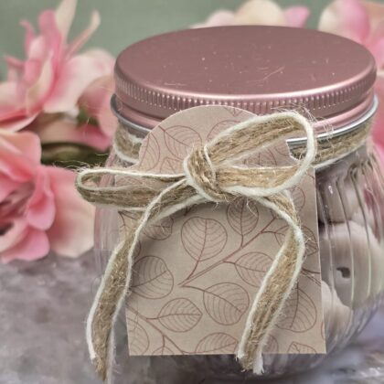 Potje met Waxmelts; Amber