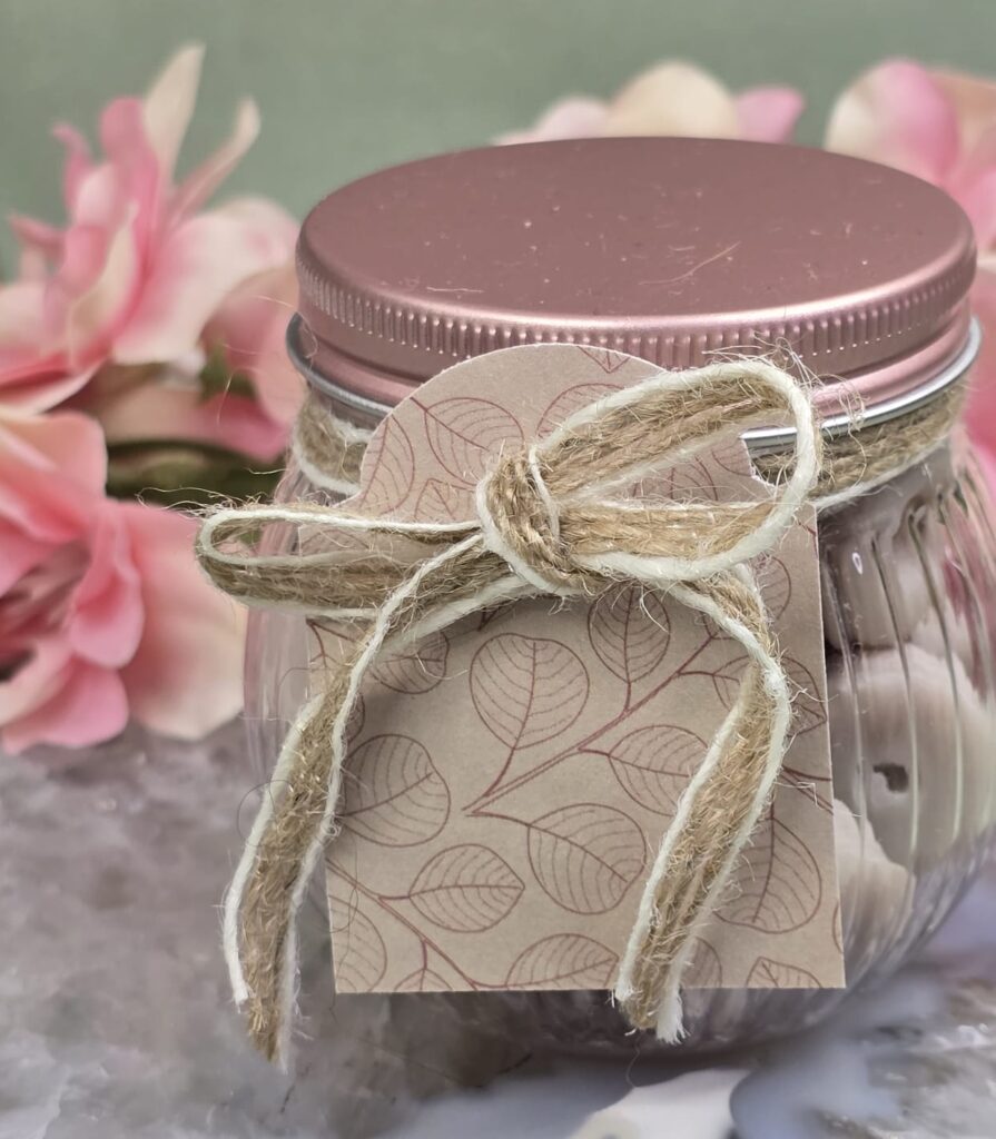 Potje met Waxmelts; Amber