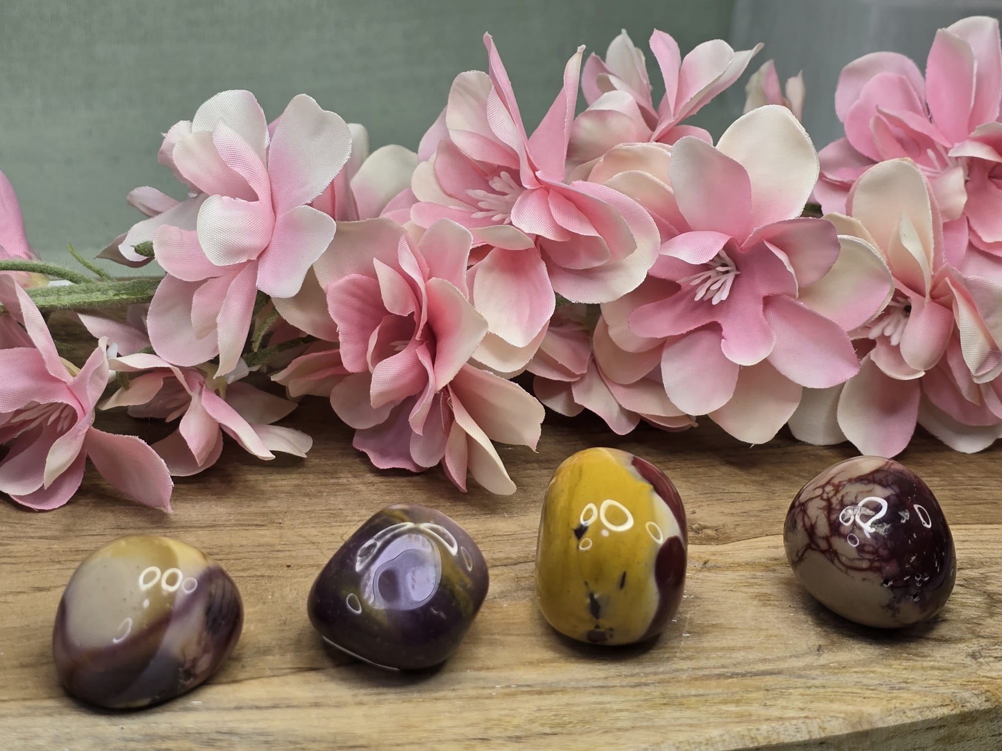 Trommelsteen Mokaïet