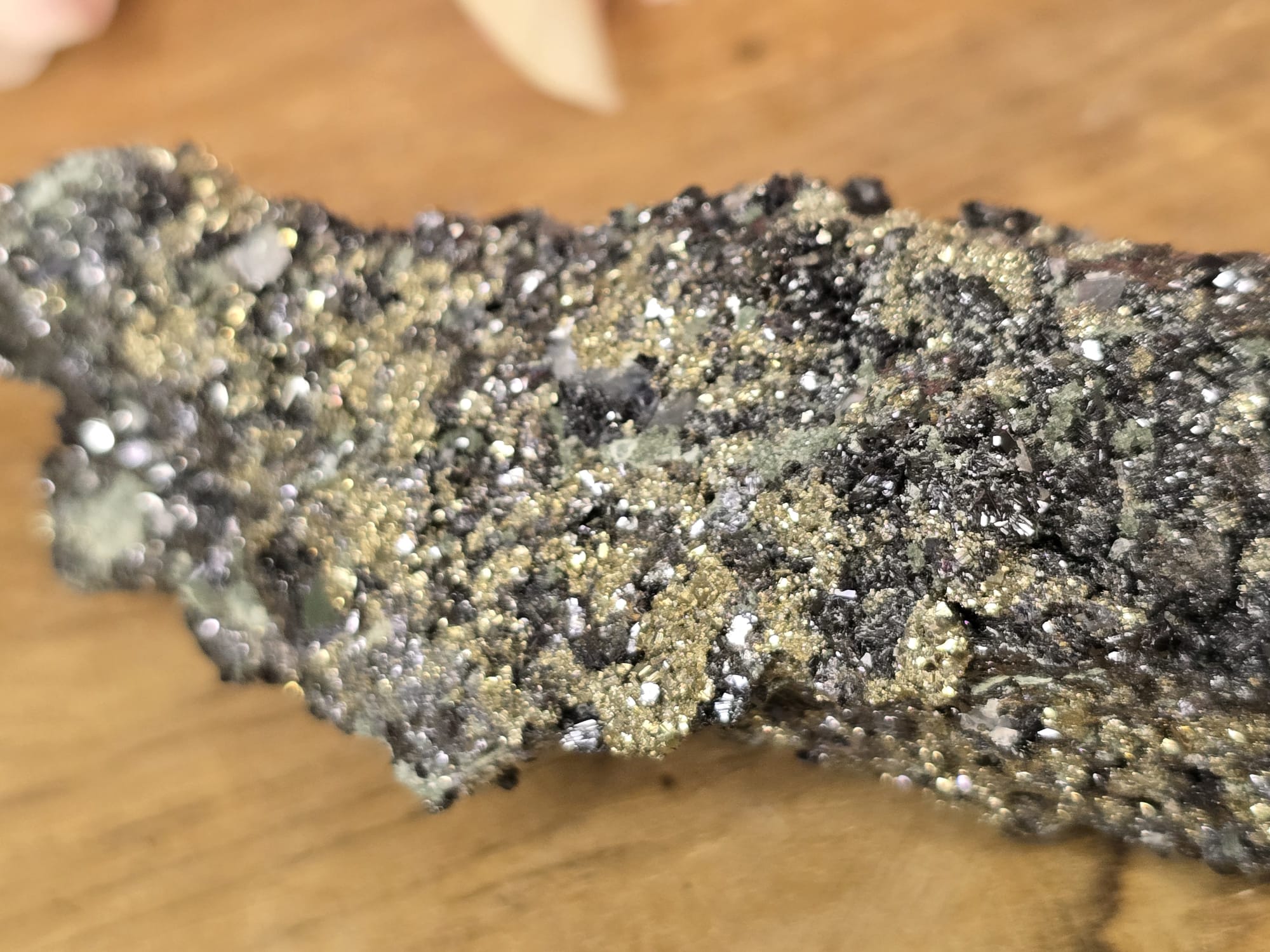 Pyriet, Chloriet, Galaniet & kwarts