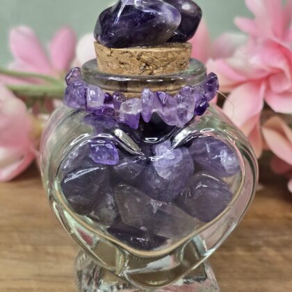 Wenspotje hartjesvorm Amethist