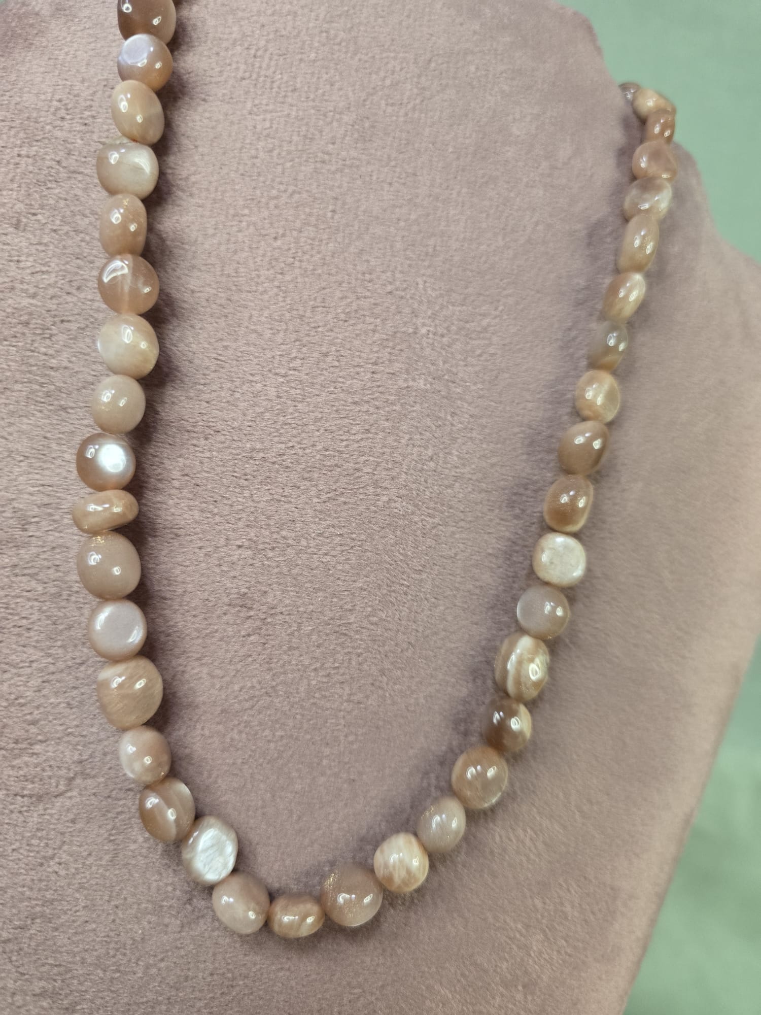 Edelstenen mix split ketting