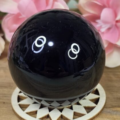 Zwarte obsidiaan bol 4,8cm