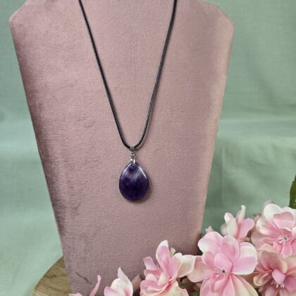 Ketting met Amethist druppel (nr3)