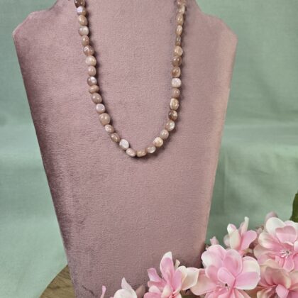 Edelstenen mix split ketting