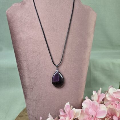 Ketting met Amethist druppel (nr3)