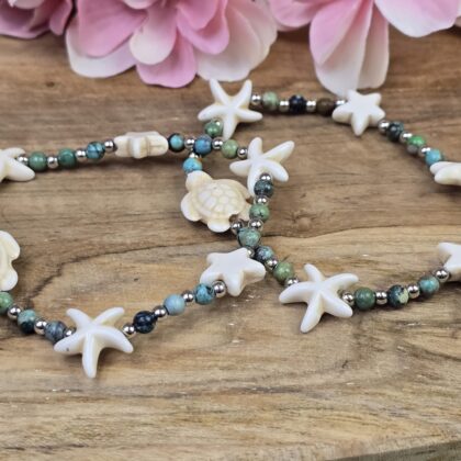 Turquoise met Chrysocolla 4mm