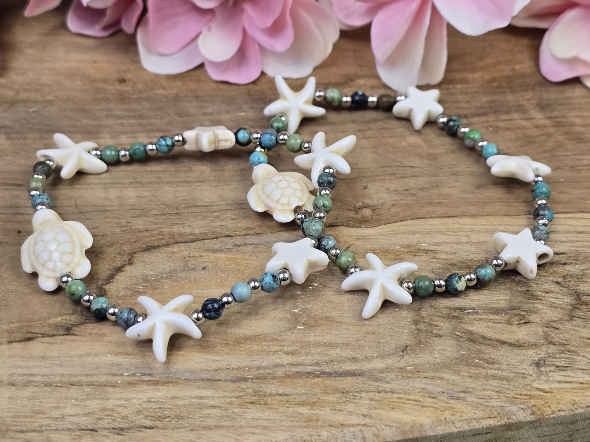 Turquoise met Chrysocolla 4mm