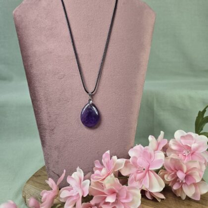 Ketting met Amethist druppel (nr3)