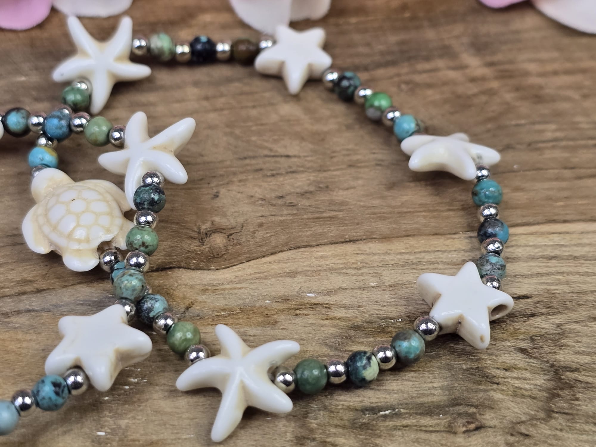 Turquoise met Chrysocolla 4mm
