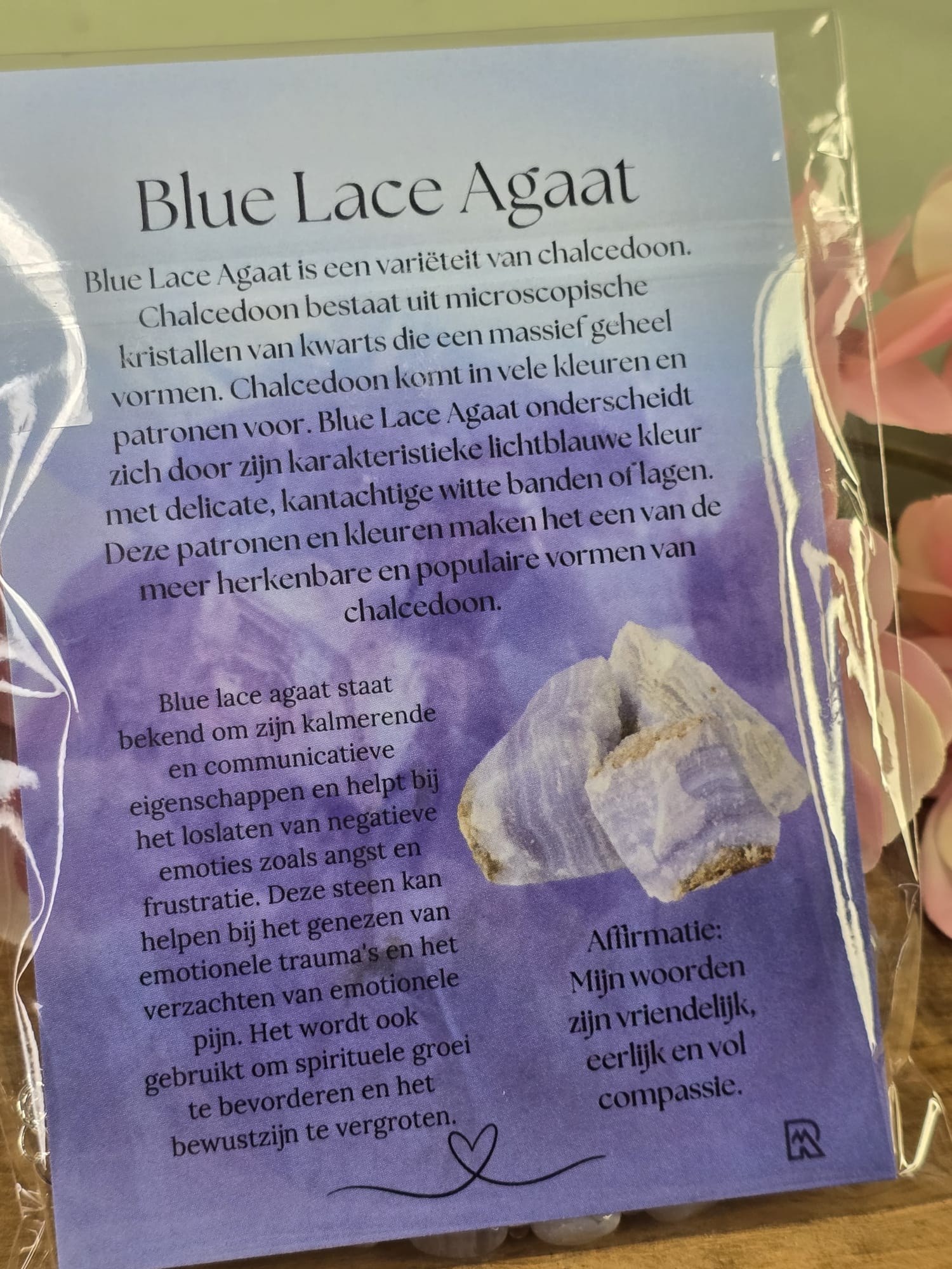 Blue lace agaat armband