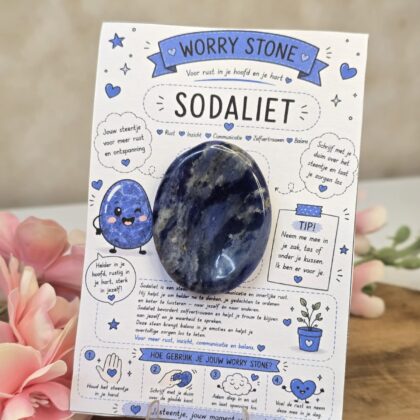 Bergkristal worry stone