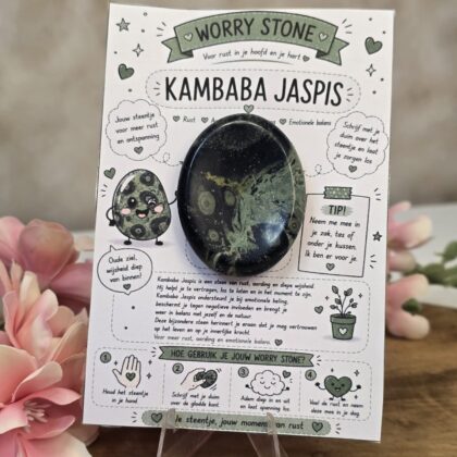 Bergkristal worry stone