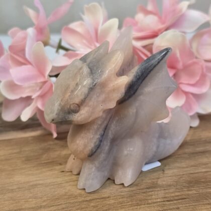 Agaat/Chalcedoon Draak met staart