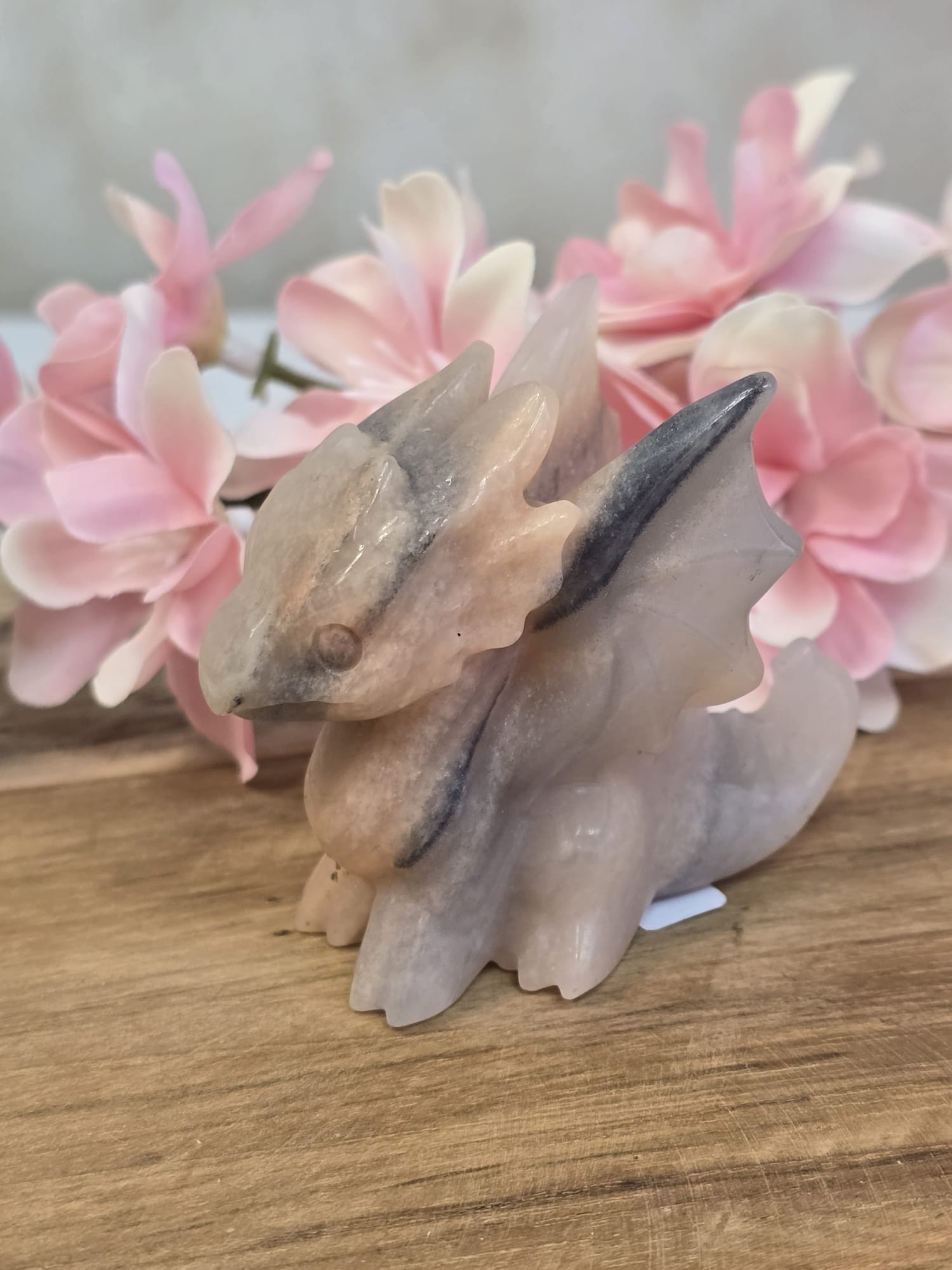 Agaat/Chalcedoon Draak met staart