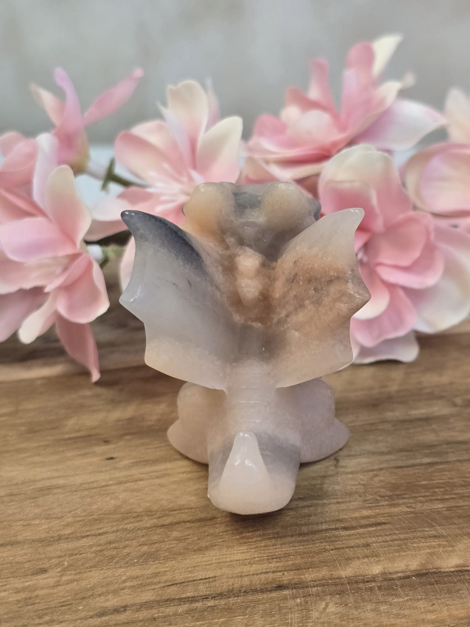 Agaat/Chalcedoon Draak met staart